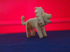 çerez kesici aslan taglia biscotti leone mutfak yemek hayvan Kral 3d print model - Mito3D