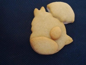 cookie cutter totoro taglia biscotti cucina pranzo anime cartone animato 3d print model - Mito3D