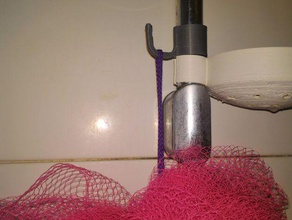 porte-savon crochet de rail douche porta sapone gancio par asta doccia ménage fournitures titulaire 3d print model - Mito3D