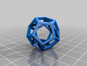 dodecaedro matematik sanat özelleştirilmiş 3d print model - Mito3D