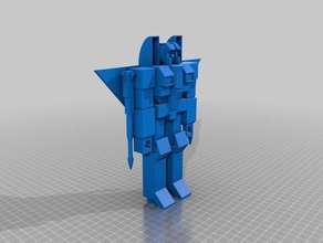 starscream robot-mode 3d printing 3d print model - Mito3D