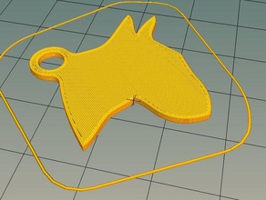 Englisch-terrier-Schlüssel-Halter Schlüsselanhänger 3d print model - Mito3D