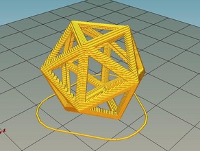 icosaedron math 3d print model - Mito3D