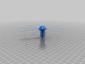 il mio personalizzato medusa - drooloops animali 3d print model - Mito3D