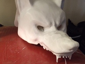 lobo máscara traje 3d print model - Mito3D