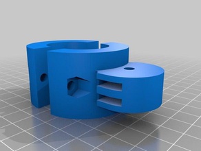 gopro abrazadera de tubo 1 deporte al aire libre personalizado 3d print model - Mito3D