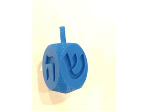hanukkah dreidel toy game accessories christmas games spinning top toys 3d print model - Mito3D