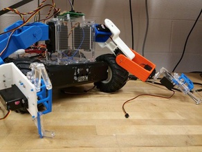 pm 10 robotic arm 4 degrees freedom robotics 3d print model - Mito3D