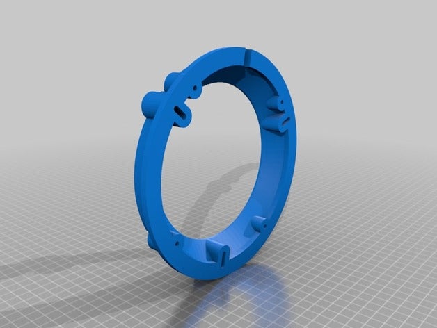mitsubishi i-miev alto-falante anel adaptador a indústria automotiva de carro infinity 3D print model - Mito3D