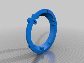 mitsubishi i-miev-Lautsprecher-adapter-ring automotive Auto infinity 3d print model - Mito3D