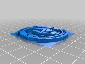 deriva pin logotipo 3d impressão testes 3d print model - Mito3D