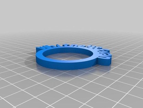 whitney evan 3 my customized personalized napkin rings kitchen dining 3d print model - Mito3D