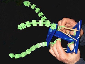 alien-hand mechanisch ist - Spielzeug costumechallenge Roboter-hand Tentakel 3d print model - Mito3D