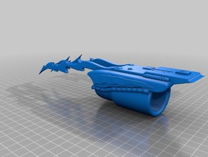 predator bras de la lame accessoires 3d print model - Mito3D