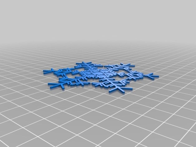 my customized snowflake machine 02 interactive art 3D print model - Mito3D