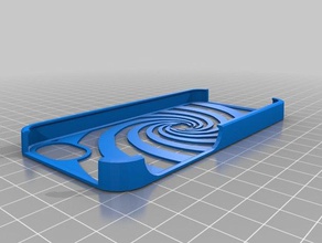 spiral iphone 5 accessories customized 3d print model - Mito3D
