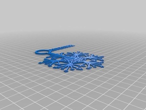 meu personalizados blizzard mailable floco de neve ornamentos kickstarter decoração 3d print model - Mito3D