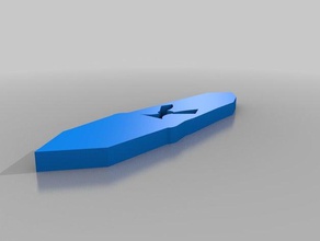 simple knife 3d printing 3d print model - Mito3D