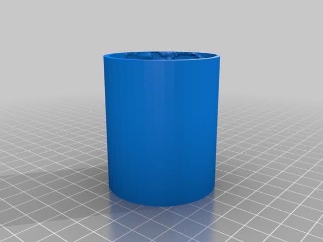 my chino cylindrical lithopane 2d art customized 3D print model - Mito3D