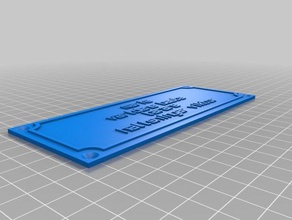 marie sign signs logos customized 3d print model - Mito3D