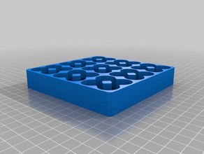 18650 tray organization customized 3d print model - Mito3D
