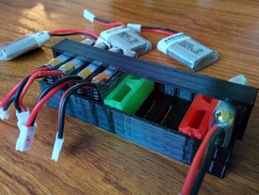 hubsan bandeja da bateria status carga divisores rc veículos 3d print model - Mito3D
