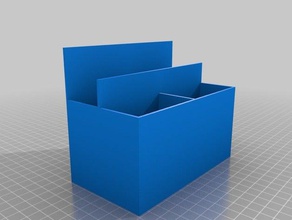 my customized 4 remote holder containers 3d print model - Mito3D