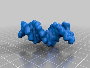 antennapedia homeodomain-dna complex biologia 3d print model - Mito3D