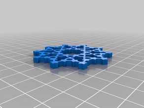 quasicrystal based lattice ornaments decor 3d print model - Mito3D