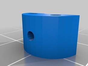 half flange 1 3d printing 3d print model - Mito3D