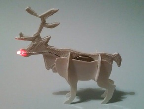desktop rudolph reindeer ornament sculptures 3d print model - Mito3D