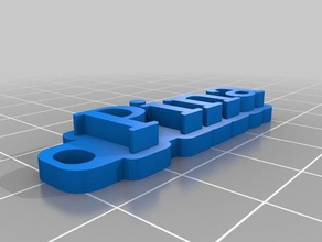 pina Anahtarlık özelleştirilmiş 3d print model - Mito3D