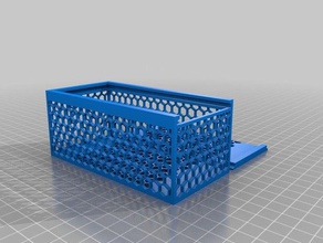il mio personalizzato parametrico foro esagonale scatola contenitori 3d print model - Mito3D
