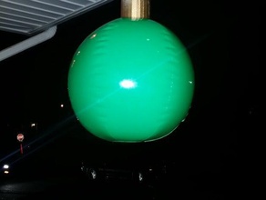gigante bola de natal topo decoração 3d print model - Mito3D