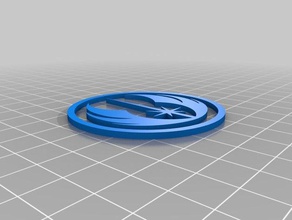 jedi düzeni'nin ınsignia işaretler logoları özelleştirilmiş 3d print model - Mito3D
