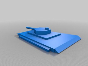 tanque alemán 3d impresión 3d print model - Mito3D