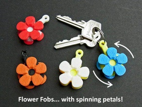 flower fobs key spin keychains accessory birthday christmas color colours cool custom daughter designer easy fashion festive gift girlfriend holiday jewelry keys chain mothers day moving multi-color mum practical present print-in-place print place rotating season simple sister small spindle spinning stylish super smash bros trendy unique wife 3d print model - Mito3D
