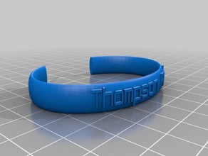 thompson reed band Armbänder angepasst 3d print model - Mito3D