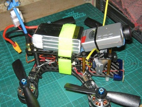 tweaker 180 sehr leichte cam-mount rc Fahrzeuge mobius runcam 3d print model - Mito3D
