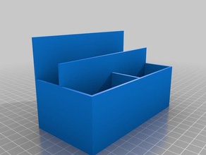 mein 2 customized remote-Halter Container 3d print model - Mito3D