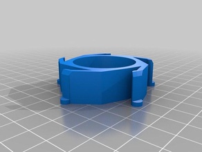 my customized 100m left spool hub adapter 3d printer parts 3d print model - Mito3D