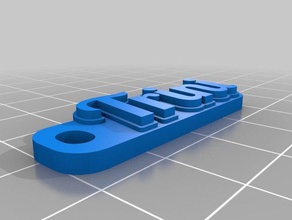 pedro Anahtarlık özelleştirilmiş 3d print model - Mito3D