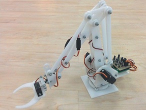 desktop robotic arm robotics 3d print model - Mito3D