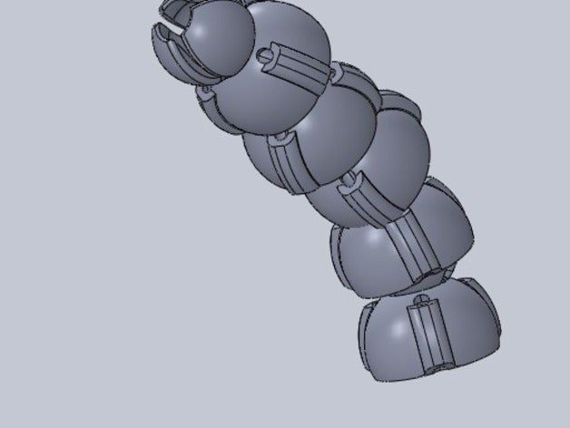 küçük dokunaçlı kontrollü araçlar 3D print model - Mito3D