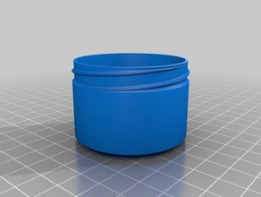 knurled lid 49x35 containers customized 3d print model - Mito3D