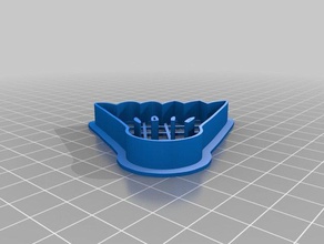 badminton cookie cutter kitchen dining 3d print model - Mito3D