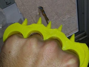 knuckle-duster - Spielzeug Spiel Zubehör 3d print model - Mito3D
