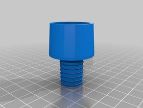 stepcraft cnc adaptador de 30 mm manguera vacío del tubo v2 diy personalizado 3d print model - Mito3D