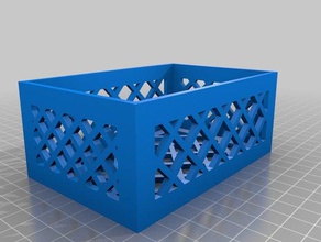 basket 120x80x50 containers customized 3d print model - Mito3D