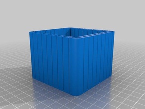 mi personalizados caja de cartón corrugado organización 3d print model - Mito3D